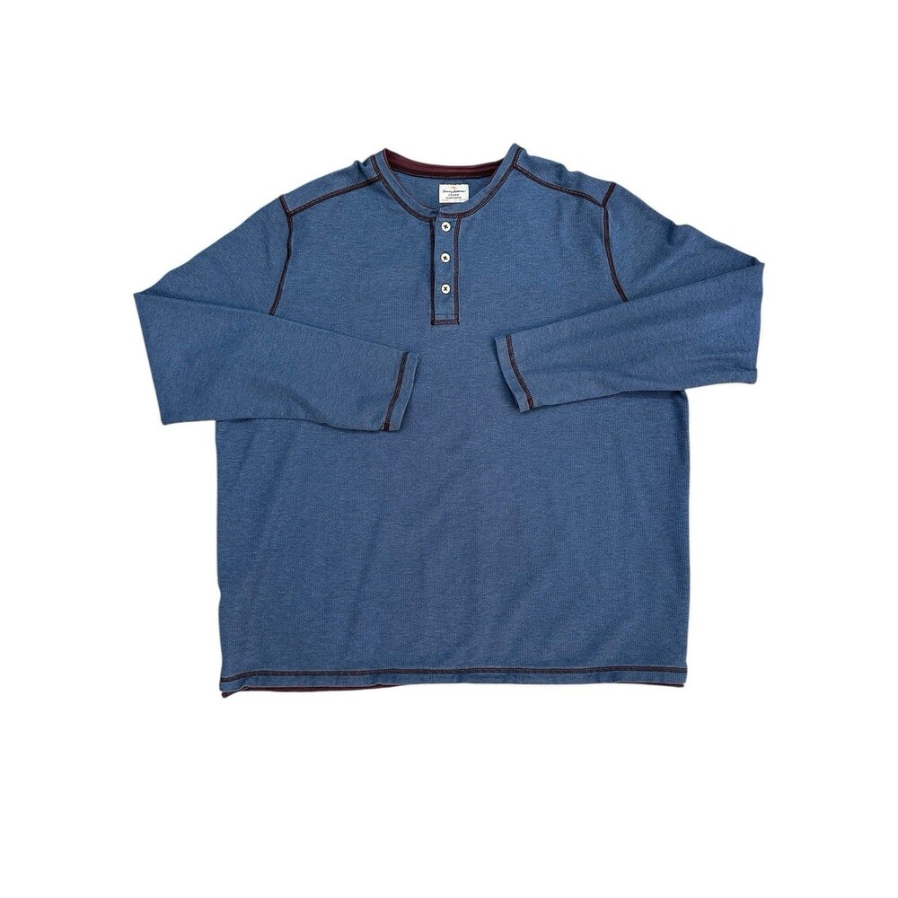 Tommy Bahama Henley Thermal Shirt - Picture 2 of 3